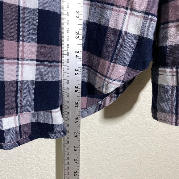 Orvis Womens Shirt Size XL Black Pink Plaid Button Front - Picture 6 of 9